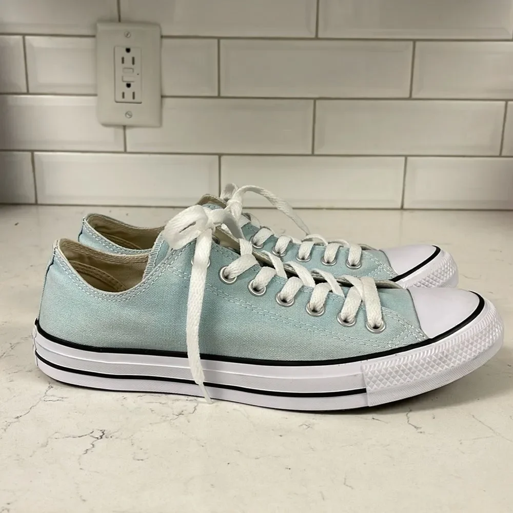 Converse All Star Unisex Low CTAS OX 160460F Men’s 9 Women’s 11 Ocean Bliss Blue